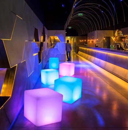 Светильник Куб 60 питание от сети 220В, RGB