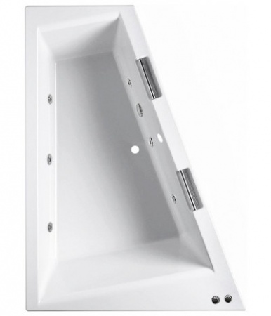 Ванна Riho Doppio 180х130 с гидромассажем (Левая, встраиваемая) Ванна Riho Doppio 180х130 с гидромассажем (Левая, встраиваемая)
